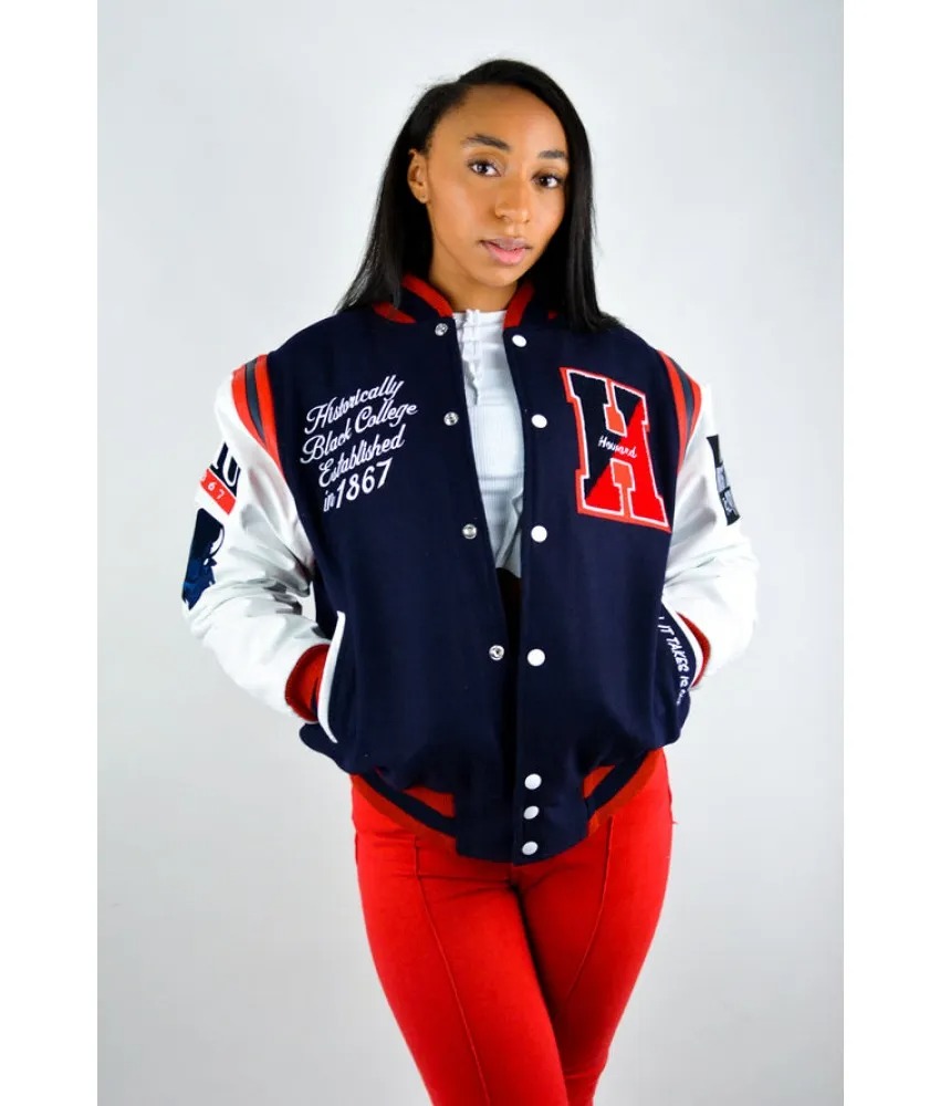 Howard university varsity jacket online